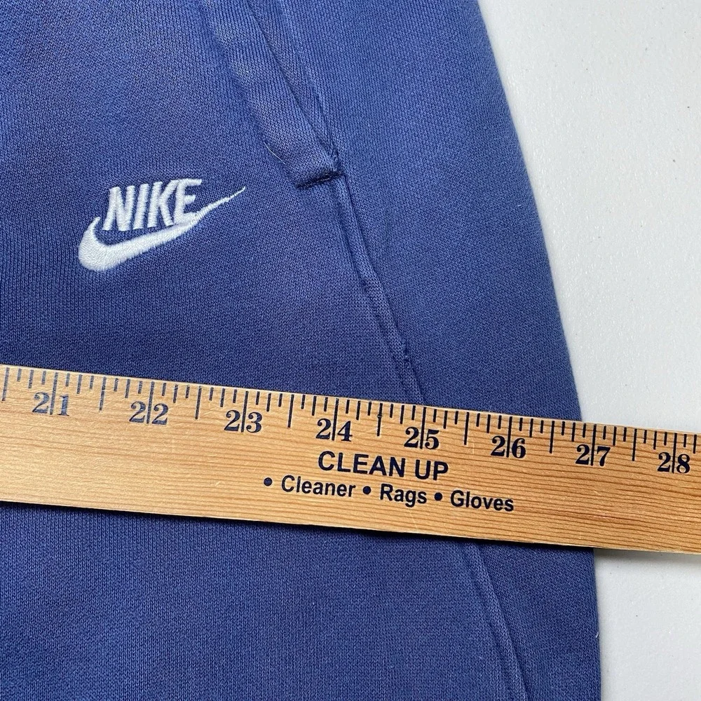Y2K Nike Sweatpants XL (36x32) Baggy Wide Leg Faded Blue